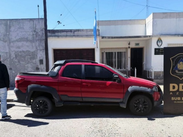 Recuperaron en Olavarr�a una camioneta robada en Neuqu�n